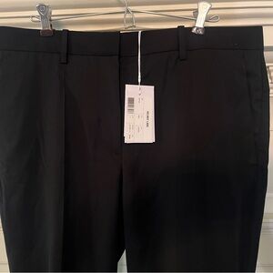 Helmut Lang Women’s Black Slim Pants Zip Back Pockets Sz 12 NWT $ 375